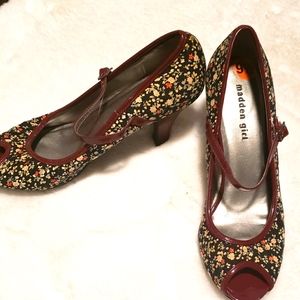 Madden Girl peep toe heels. Size 9 1/2
